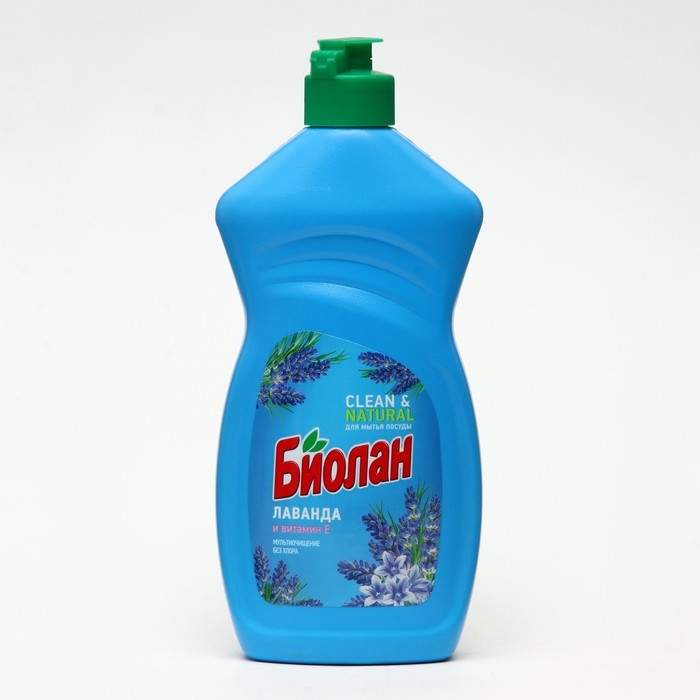 Средство для мытья посуды "Биолан - Лаванда/Витамин Е", 450 мл