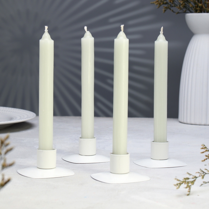 Набор свечей хозяйственных, 1,8х17,5 см, 5 ч, 40 г, 4 штуки Набор свечей хозяйственных, 1,8х17,5 см, 5 ч, 40 г, 4 штуки