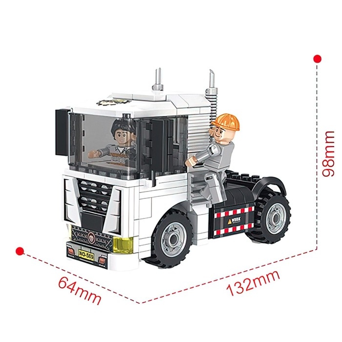 Конструктор Город &laquo;Машинки&raquo;, 211 деталей