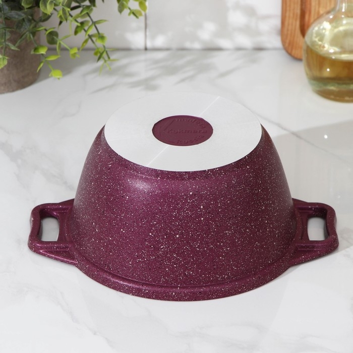 Кастрюля Trendy style, 1 л, d=26 см, h=18.5 см, антипригарное покрытие, цвет бордовый Кастрюля Trendy style, 1 л, d=26 см, h=18.5 см, антипригарное покрытие, цвет бордовый