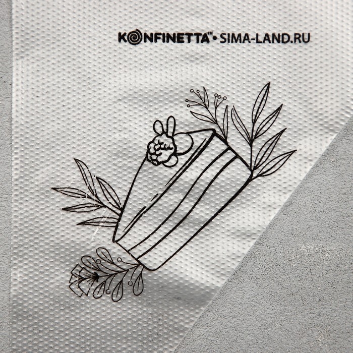 Кондитерские мешки «Тортик», (S) 30 х 16 см, 50 шт Кондитерские мешки «Тортик», (S) 30 х 16 см, 50 шт