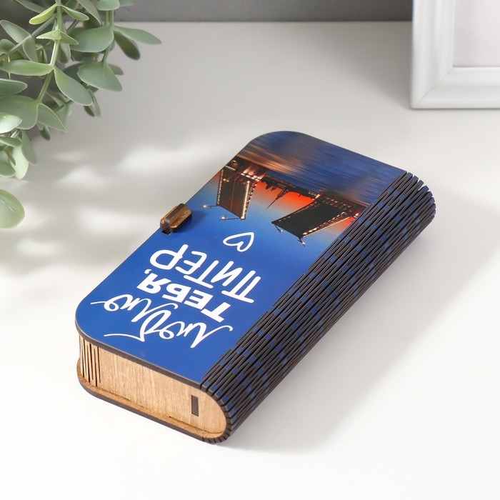 Шкатулка  Шкатулка "Мосты" 17х8,5х3,5 см