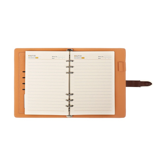 Органайзер на кольцах А5, 90 листов в линейку, с хлястиком, МИКС Органайзер на кольцах А5, 90 листов в линейку, с хлястиком, МИКС