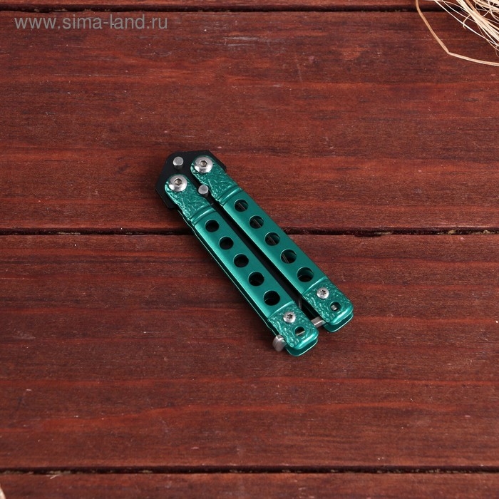 Нож-бабочка Нож-бабочка "Киллер" 11см, клинок 40мм/1,1мм, зеленый