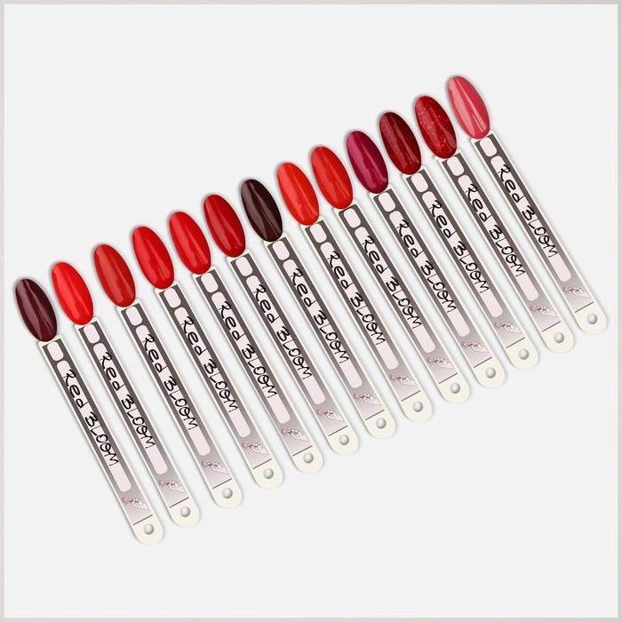 Гель лак для ногтей «RED BOOM», с блёстками, 3-х фазный, 8 мл, LED/UV, цвет (77)