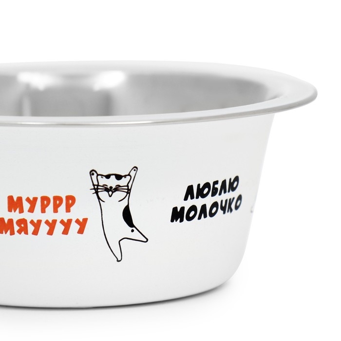 Миска стандартная Миска стандартная "Пижон. Муррр, мяууу", 225 мл