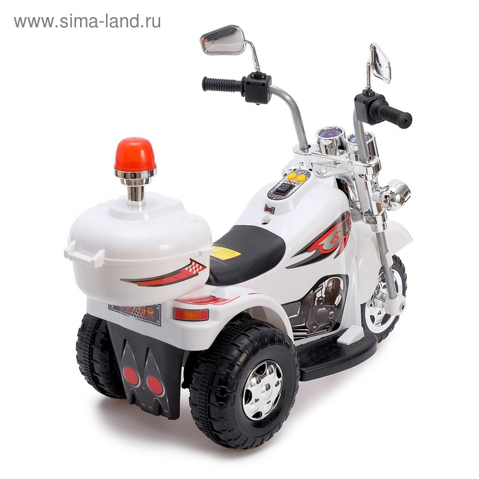 Детский электромобиль «Чоппер», цвет белый Детский электромобиль «Чоппер», цвет белый