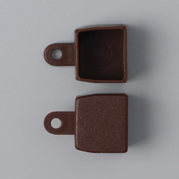 Карниз двухрядный, ширина 140 см, d=28 мм, пластиковые элементы, цвет орех Карниз двухрядный, ширина 140 см, d=28 мм, пластиковые элементы, цвет орех