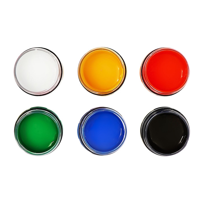 Краска по ткани, набор 6 цветов х 15 мл, ЗХК  Краска по ткани, набор 6 цветов х 15 мл, ЗХК "Я - Художник!", акриловая на водной основе, (228411540)