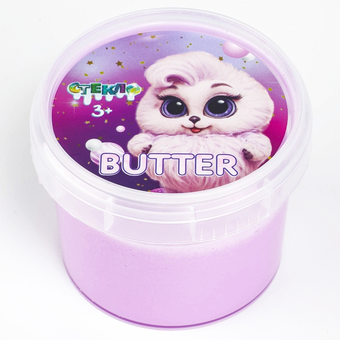 Слайм «Стекло», серия Butter, фиолетовый цвет, 75 г Слайм «Стекло», серия Butter, фиолетовый цвет, 75 г