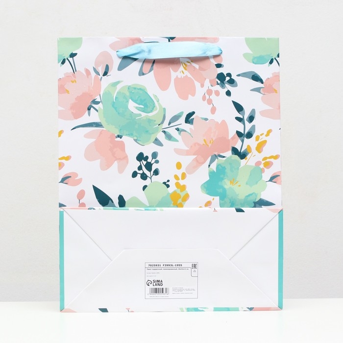 Пакет ламинированный «Нежный маятник» 26 x 32 x 12 см