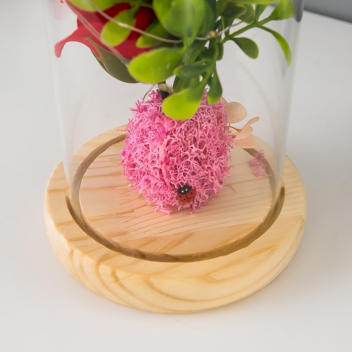 Ночник-колба Ночник-колба "Три розы" LED от батареек 3хААА 11х11х21,5 см RISALUX