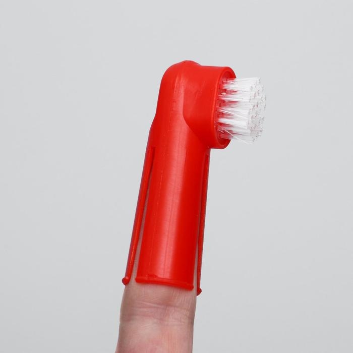 Набор зубная щётка двухсторонняя и 2 щётки-напальчника, микс цветов Набор зубная щётка двухсторонняя и 2 щётки-напальчника, микс цветов