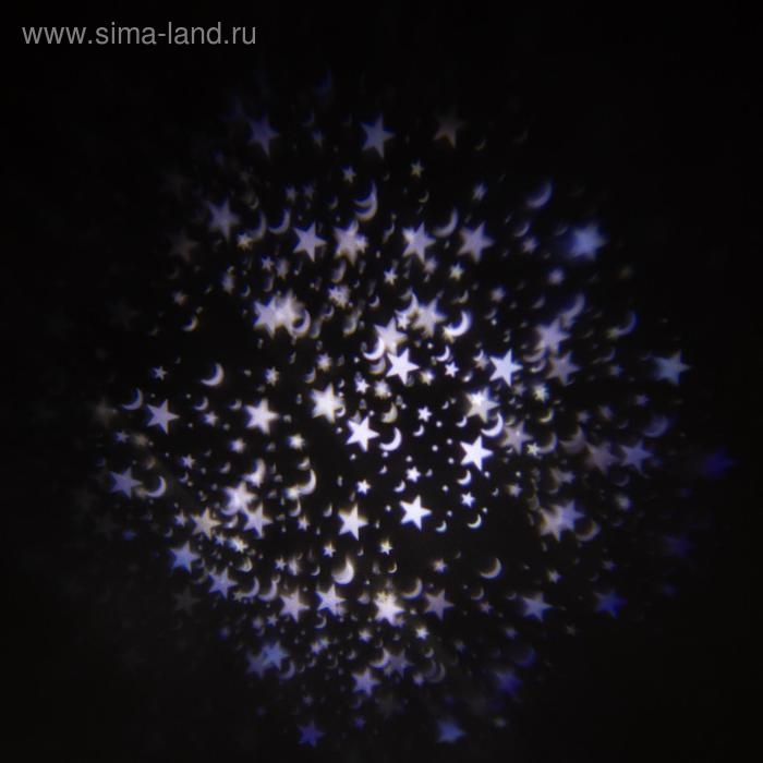 Световой прибор «Лампа с картинками» 7 см, Е27, 4 картриджа, свечение мульти