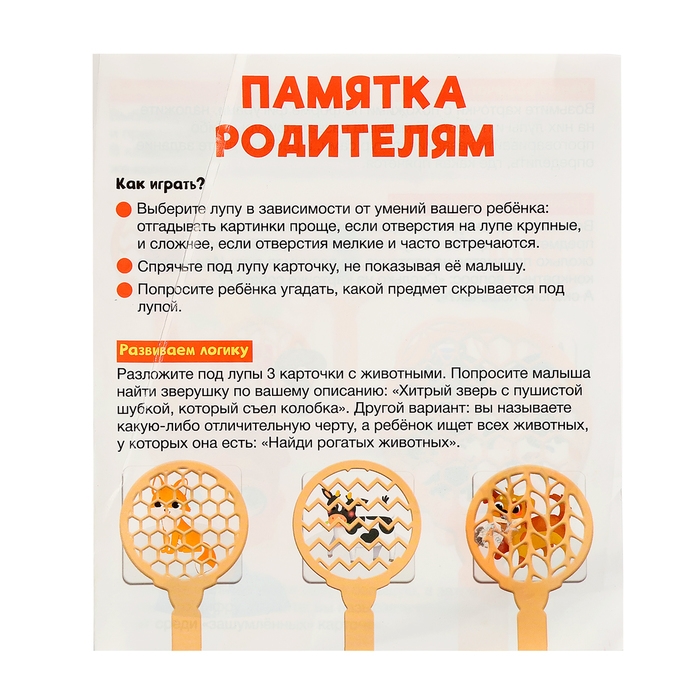 Развивающий набор «Зашумлённые лупы» Развивающий набор «Зашумлённые лупы»