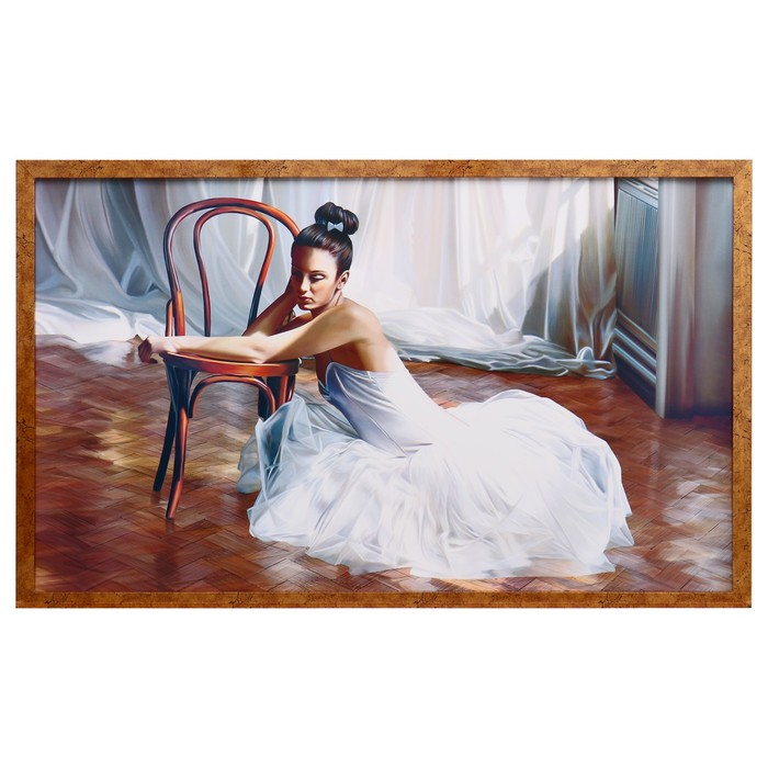 Картина  Картина "Девушка балерина" рамка микс 66х106см