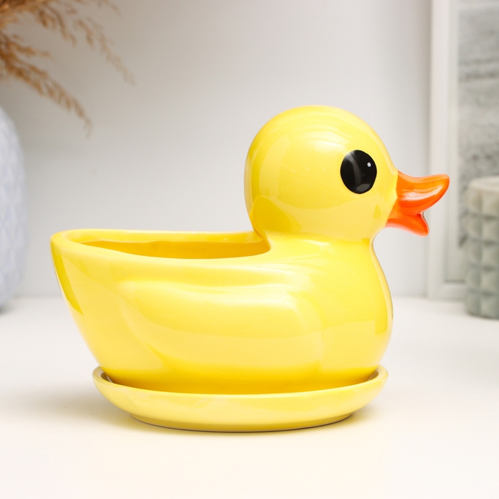 Горшок Горшок "Утя Кря" 11х16х12см