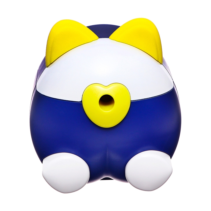 Точилка механическая с контейнером, Ушки фиолетовый/белый