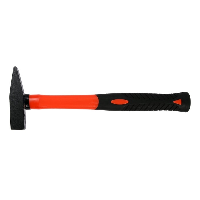 Молоток слесарный ЛОМ, квадратный боек, фиберглассовая обрезиненная рукоятка, 500 г Молоток слесарный ЛОМ, квадратный боек, фиберглассовая обрезиненная рукоятка, 500 г