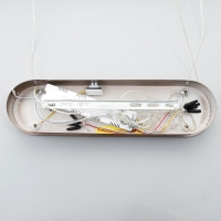Светильник 1444/1CF LED 100Вт 3000-6000К кофе 102х28х8 см BayerLux
