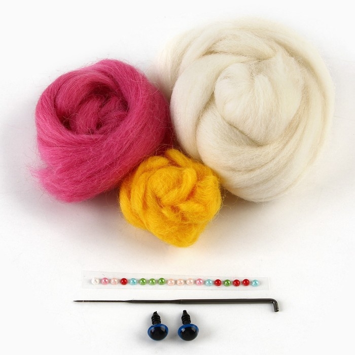 Валяние из шерсти. Игрушка «Волшебный единорог», набор для творчества Валяние из шерсти. Игрушка «Волшебный единорог», набор для творчества