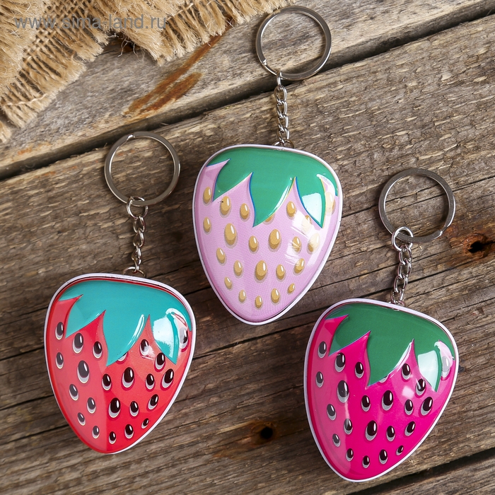 Шкатулка-брелок Шкатулка-брелок "Клубничка" МИКС 4,5х5х2 см