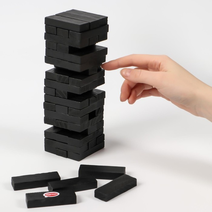 Настольная игра падающая башня-дженга «Подставь соседа», 54 бруска, 16+ Настольная игра падающая башня-дженга «Подставь соседа», 54 бруска, 16+