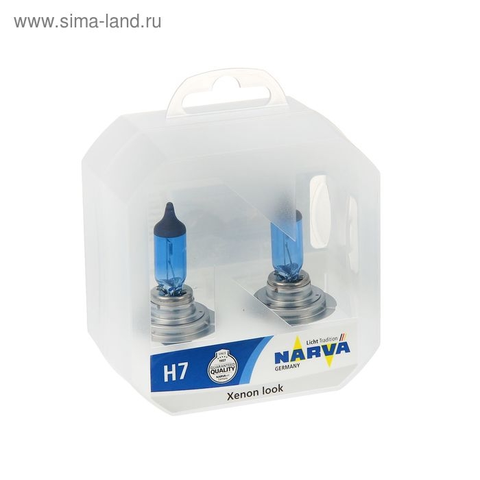 Лампа автомобильная Narva Range Power White, H7, 12 В, 55 Вт, набор 2 шт, 48607 Лампа автомобильная Narva Range Power White, H7, 12 В, 55 Вт, набор 2 шт, 48607