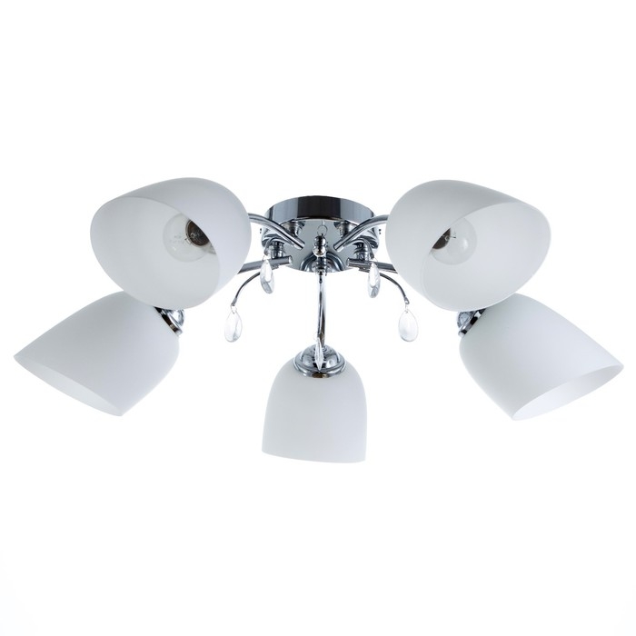 Люстра Люстра "Лиана" 5хЕ27 40Вт хром 55х55х36 см BayerLux