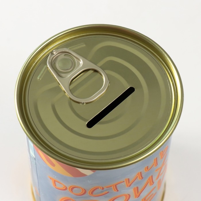 Копилка-банка металл Копилка-банка металл "Достич своих целей"