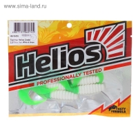 Твистер Helios Credo White & Green, 6 см, 7 шт. (HS-10-016)