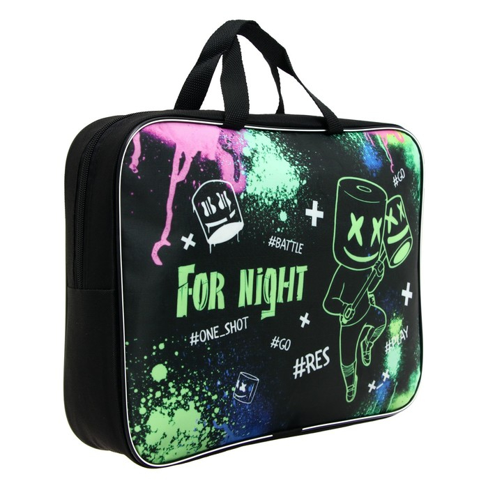 Папка с ручками текстильная А4, 350 х 270 х 70 мм, Calligrata Night Папка с ручками текстильная А4, 350 х 270 х 70 мм, Calligrata Night