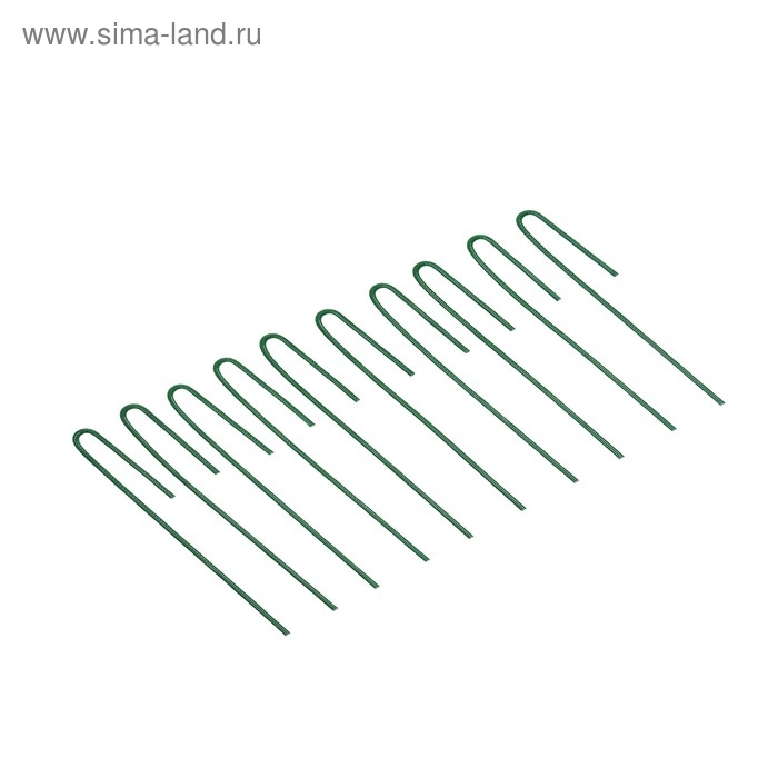 Колышек универсальный, h = 20 см, ножка d = 0.3 см, набор 10 шт., зелёный, Greengo Колышек универсальный, h = 20 см, ножка d = 0.3 см, набор 10 шт., зелёный, Greengo