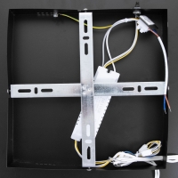 Люстра с ПДУ 1983/2 LED 130Вт 3000-6000К черный 45х45х18 см BayerLux