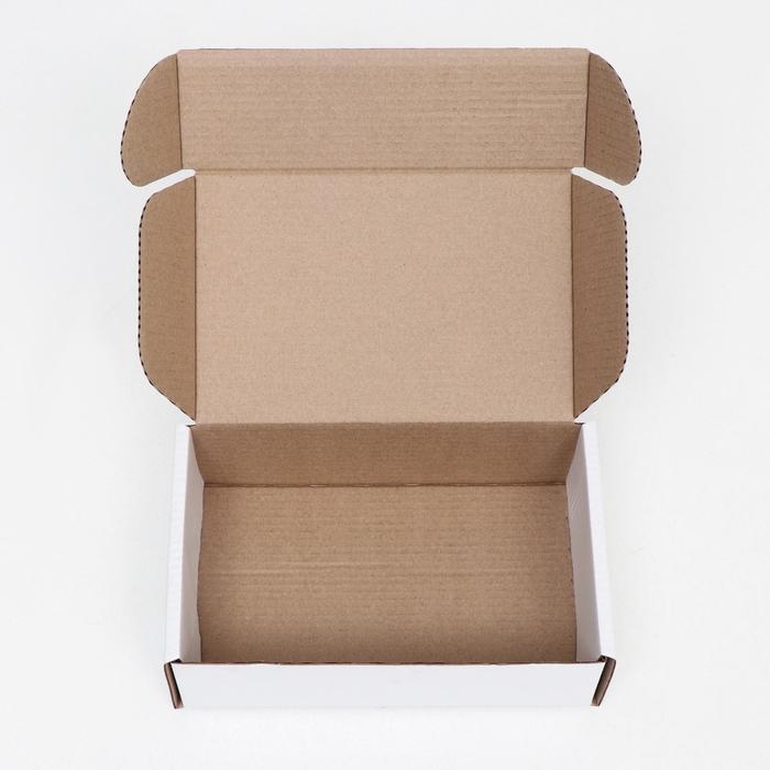 Коробка самосборная Коробка самосборная "Почтовая", белая, 26 х 17 х 8 см