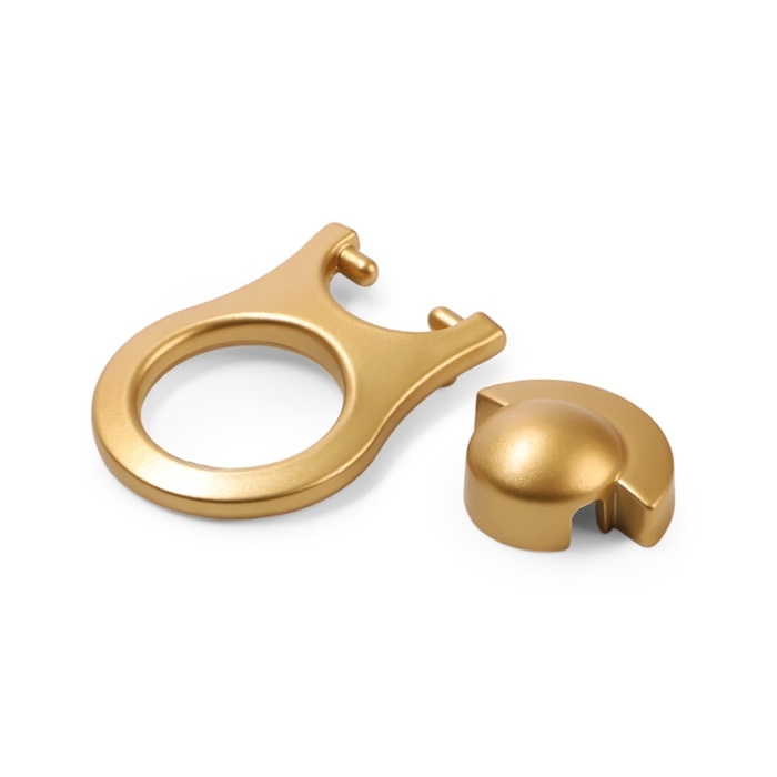 Ручка-кнопка CAPPIO OPENER, алюминий, цвет золото Ручка-кнопка CAPPIO OPENER, алюминий, цвет золото