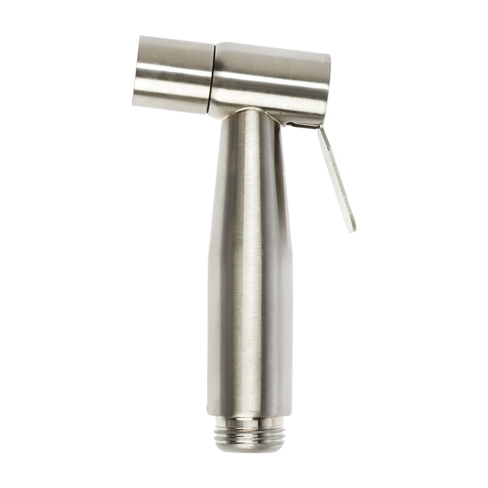 Гигиеническая лейка ZEIN Z4162, 1 режим, нержавеющая сталь, цвет сатин Гигиеническая лейка ZEIN Z4162, 1 режим, нержавеющая сталь, цвет сатин