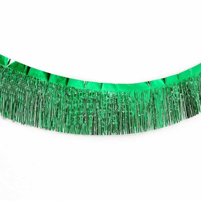 Гирлянда «Дождик» с липкой лентой, 2 метра, цвет зелёный Гирлянда «Дождик» с липкой лентой, 2 метра, цвет зелёный