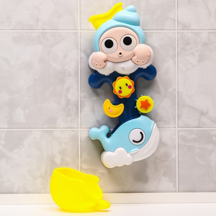 Набор игрушек для ванны «Улиточка - мельница», на присоске Набор игрушек для ванны «Улиточка - мельница», на присоске