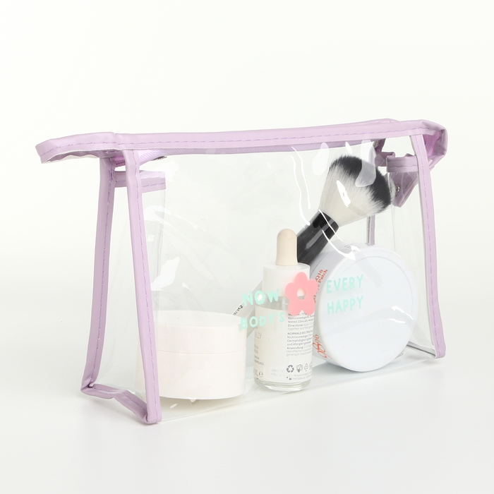 Набор косметичек 3 в 1 на молнии, цвет сиреневый Набор косметичек 3 в 1 на молнии, цвет сиреневый