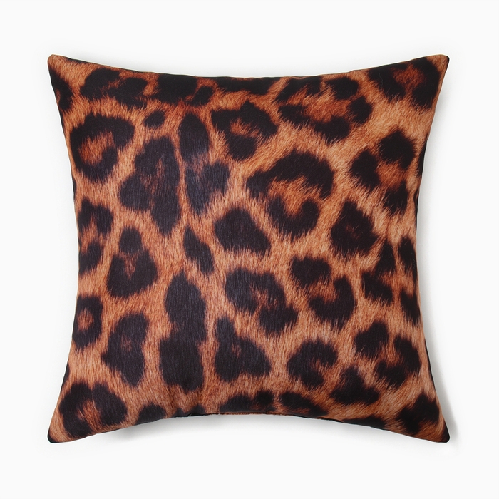 Подушка декоративная Этель Подушка декоративная Этель "Леопард" 40х40 см, габардин, 100% п/э