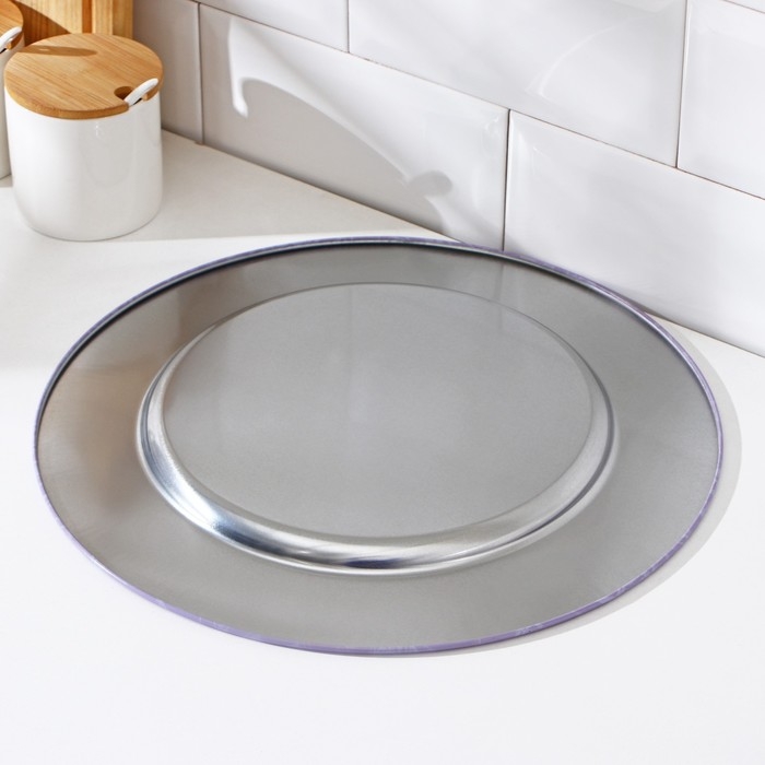 Поднос «Лаванда», d=33 см, металлический Поднос «Лаванда», d=33 см, металлический