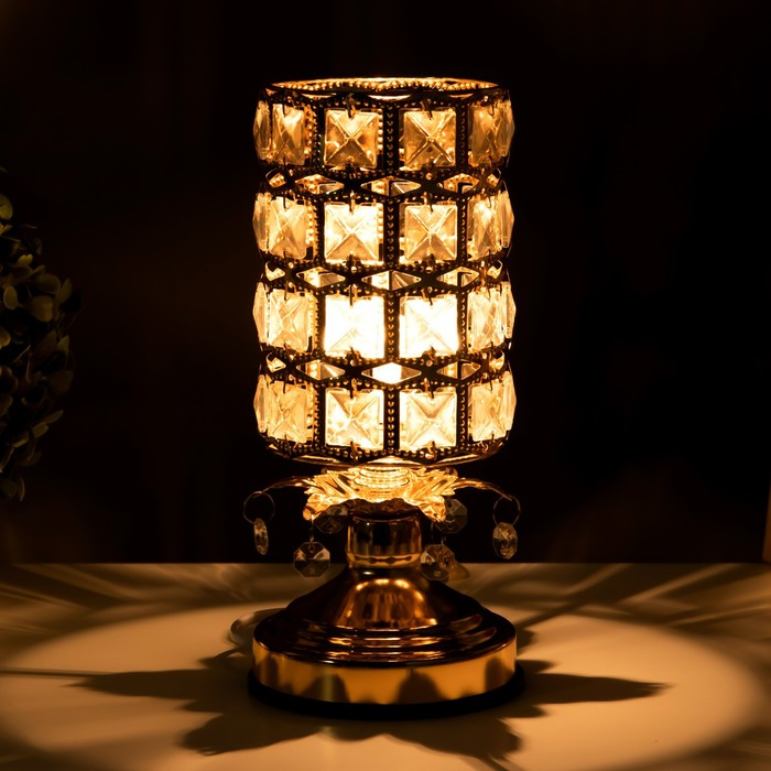 Светильник 16017/1 G4 20Вт золото 10,5х10,5х23,5 см RISALUX