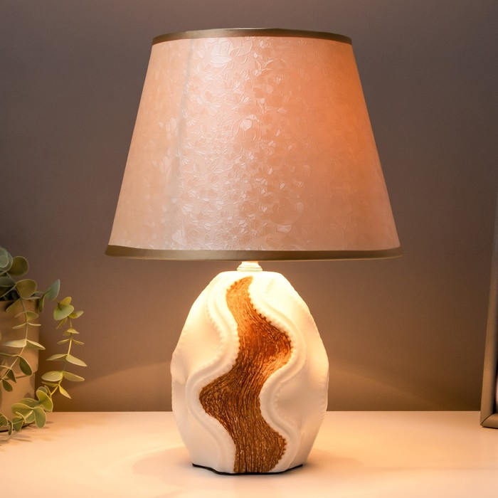 Лампа настольная 7515127TL/1 E14 40Вт белый-кремовый 25х25х35 см RISALUX