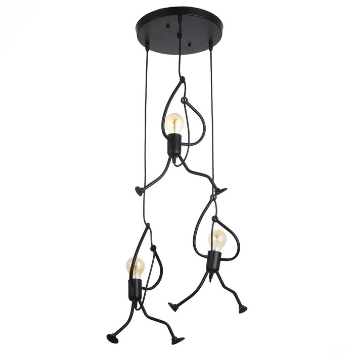 Светильник BayerLux 1949/3R E27 40Вт черный 30x30x40-140 см Светильник BayerLux 1949/3R E27 40Вт черный 30x30x40-140 см