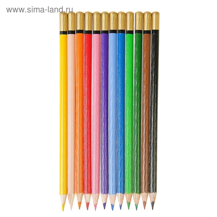 Карандаши 12 цветов Koh-I-Noor 2112, рифлёная поверхность, картонная упаковка, европодвес Карандаши 12 цветов Koh-I-Noor 2112, рифлёная поверхность, картонная упаковка, европодвес