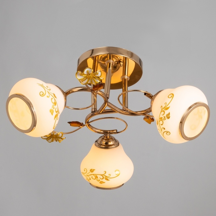 Люстра Люстра "Алана" 3х40Вт Е27 Золото МОДЕЛЬ: 2612380