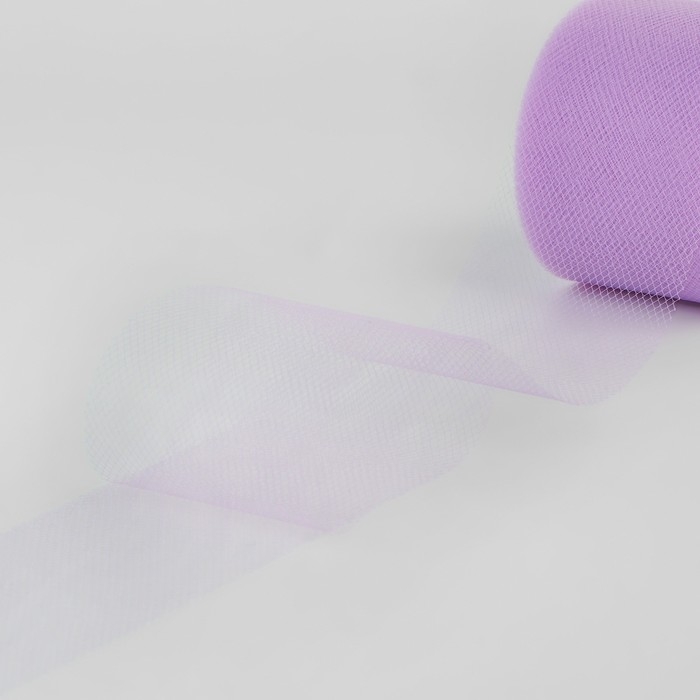 Фатин, 5 см, 11 ± 1 г/кв.м, 23 ± 1 м, цвет сиреневый №14 Фатин, 5 см, 11 ± 1 г/кв.м, 23 ± 1 м, цвет сиреневый №14