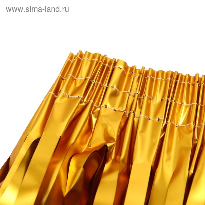 Юбка, 40 см, на липучке, цвет золотой Юбка, 40 см, на липучке, цвет золотой