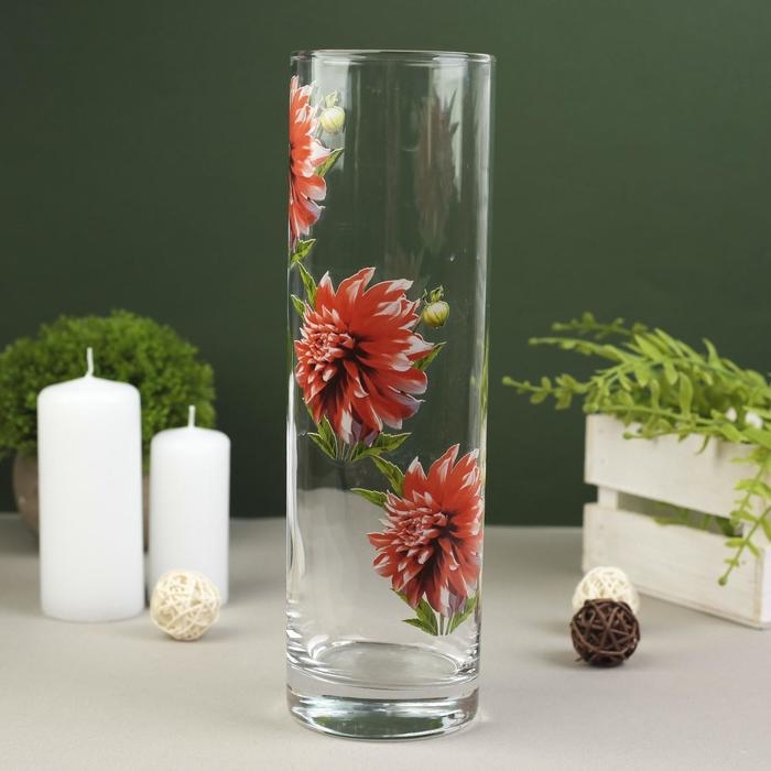 Ваза FLORA  Ваза FLORA "Цветочная поляна"  7,5х26,5см МИКС